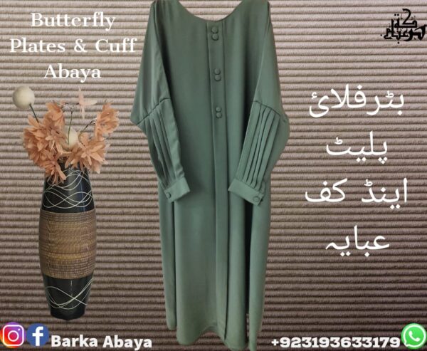 Butterfly Plates and Cuff Abaya - Image 3