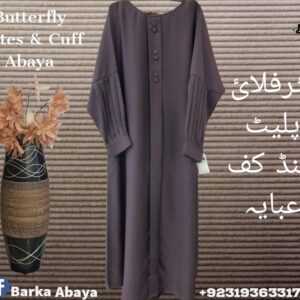 Butterfly Plates and Cuff Abaya