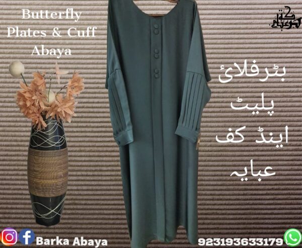 Butterfly Plates and Cuff Abaya - Image 4