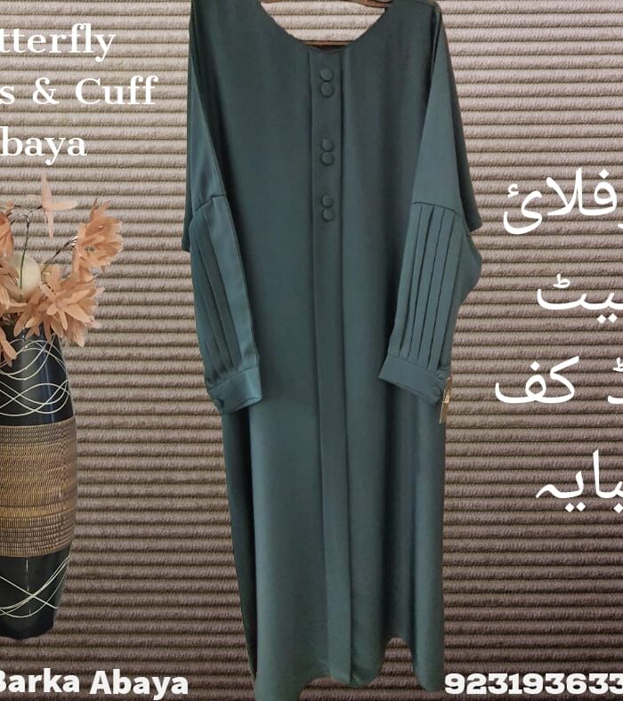 Butterfly Plates and Cuff Abaya - Image 4