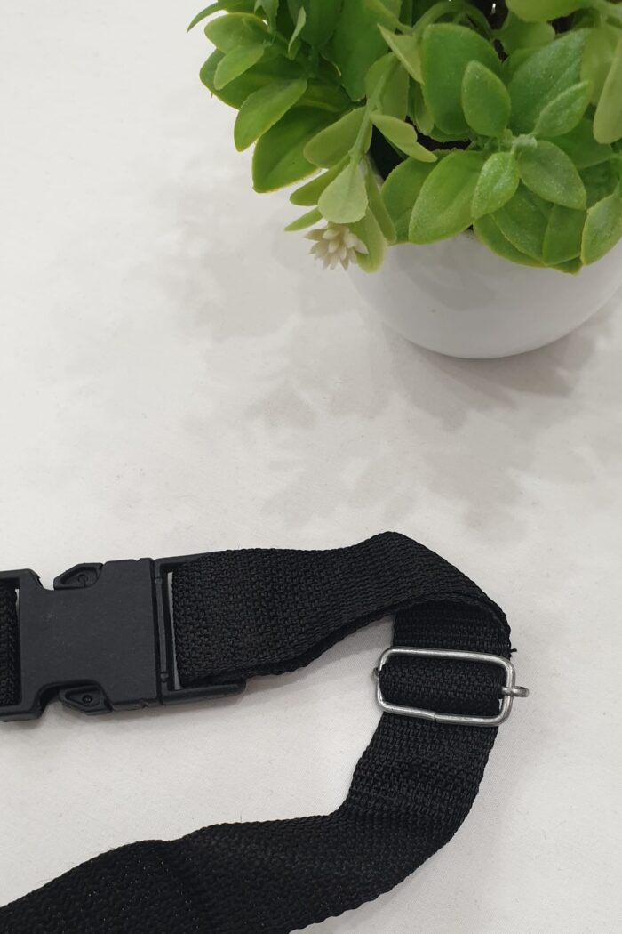 Ihram Belt – Raxine, Black (3 Pockets) - Image 4