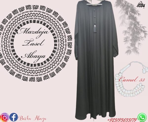 Mazdoja Tassel Abaya - Image 11