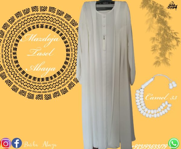 Mazdoja Tassel Abaya - Image 3