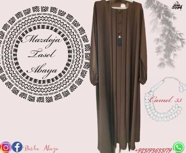 Mazdoja Tassel Abaya - Image 10