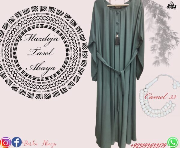 Mazdoja Tassel Abaya - Image 9