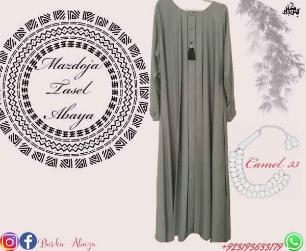 Mazdoja Tassel Abaya - Image 8