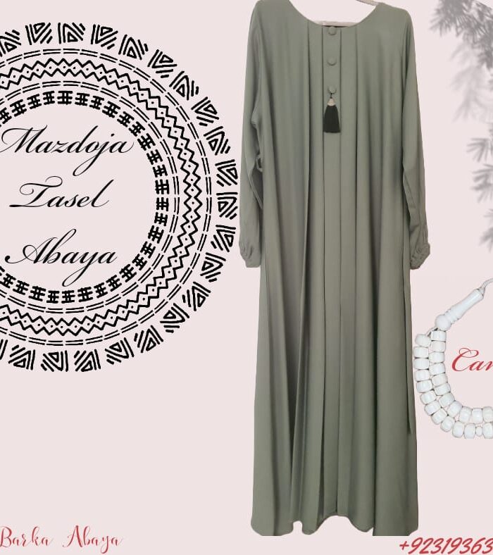 Mazdoja Tassel Abaya - Image 8