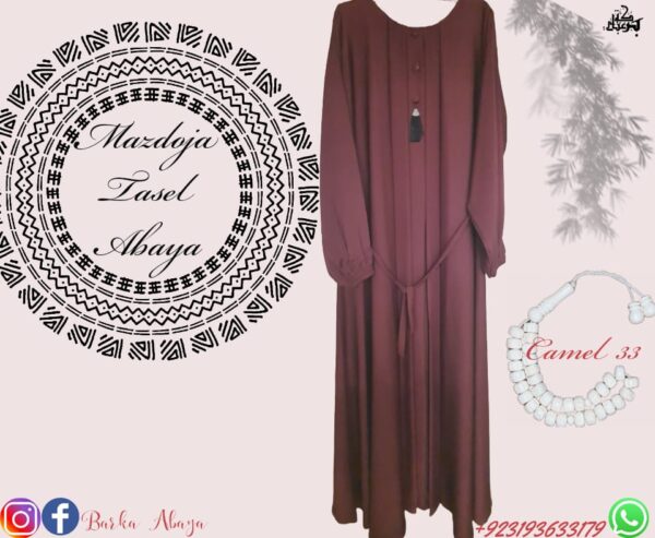 Mazdoja Tassel Abaya - Image 7