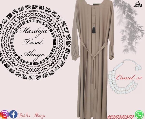 Mazdoja Tassel Abaya - Image 6