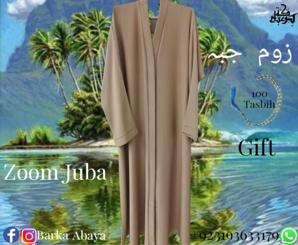 Plain Zoom Abaya - Image 3