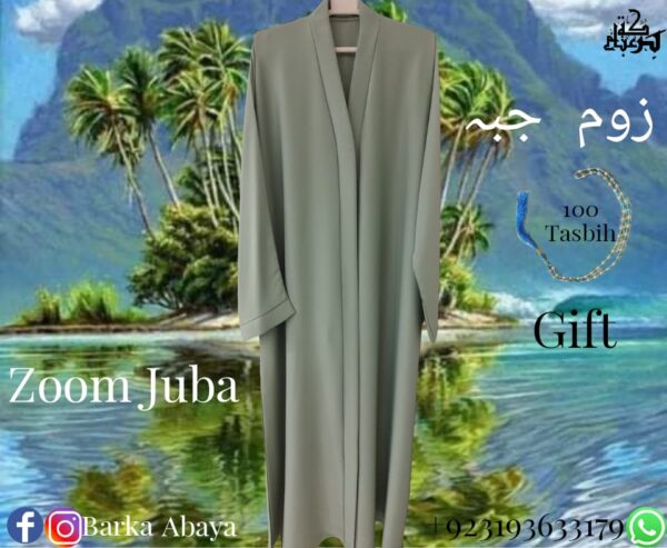 Plain Zoom Abaya - Image 2