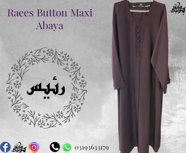 Raees Button Maxi Without Tassel - Image 3
