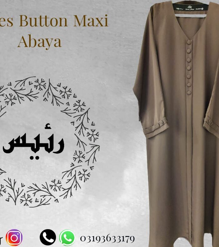Alternative view of Raees Button Maxi Without Tassel