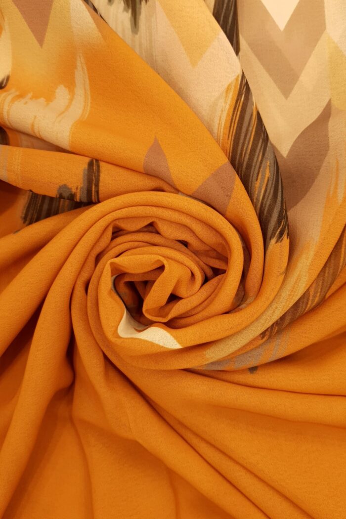 Multi-colour Georgette - Arrow Stroke Stole | Bold & Artistic | 70" x 30" - Image 19