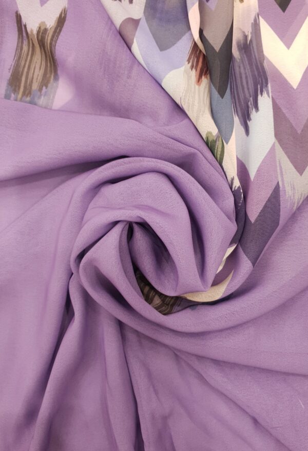 Jamni - Arrow Stroke Stole – Georgette | Lightweight & Artistic | 70' x 26' - Image 3