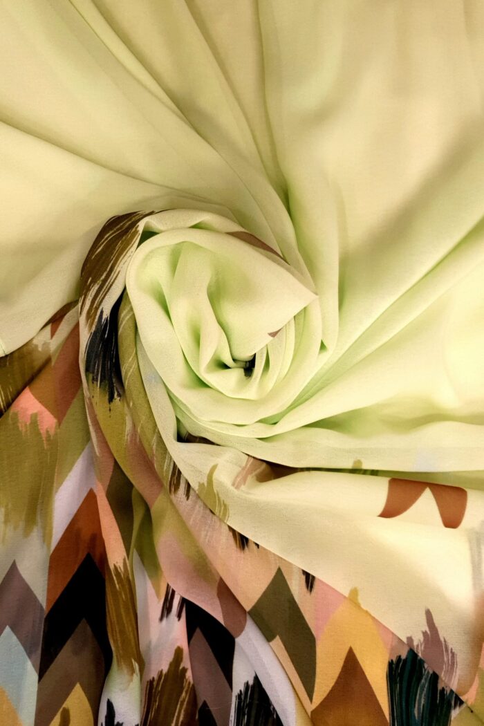 Multi-colour Georgette - Arrow Stroke Stole | Bold & Artistic | 70" x 30" - Image 13