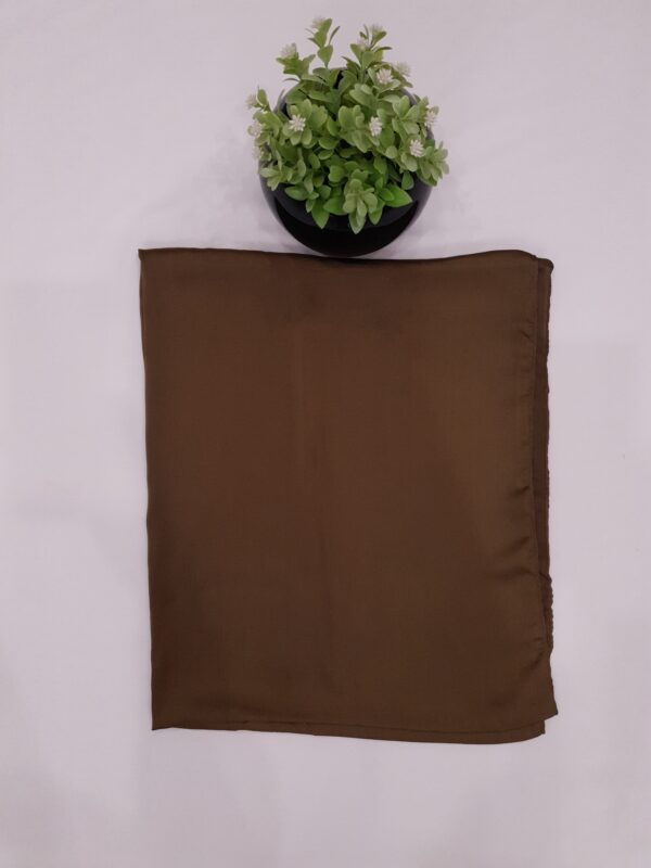 Multi Colour - Chunnat Stole | Soft Wrinkled Fabric | 70" x 30" | Light Metallic Shine - Image 5