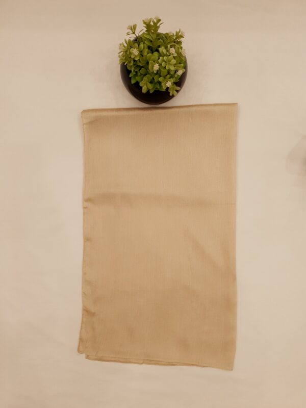 Multi Colour - Chunnat Stole | Soft Wrinkled Fabric | 70" x 30" | Light Metallic Shine - Image 8