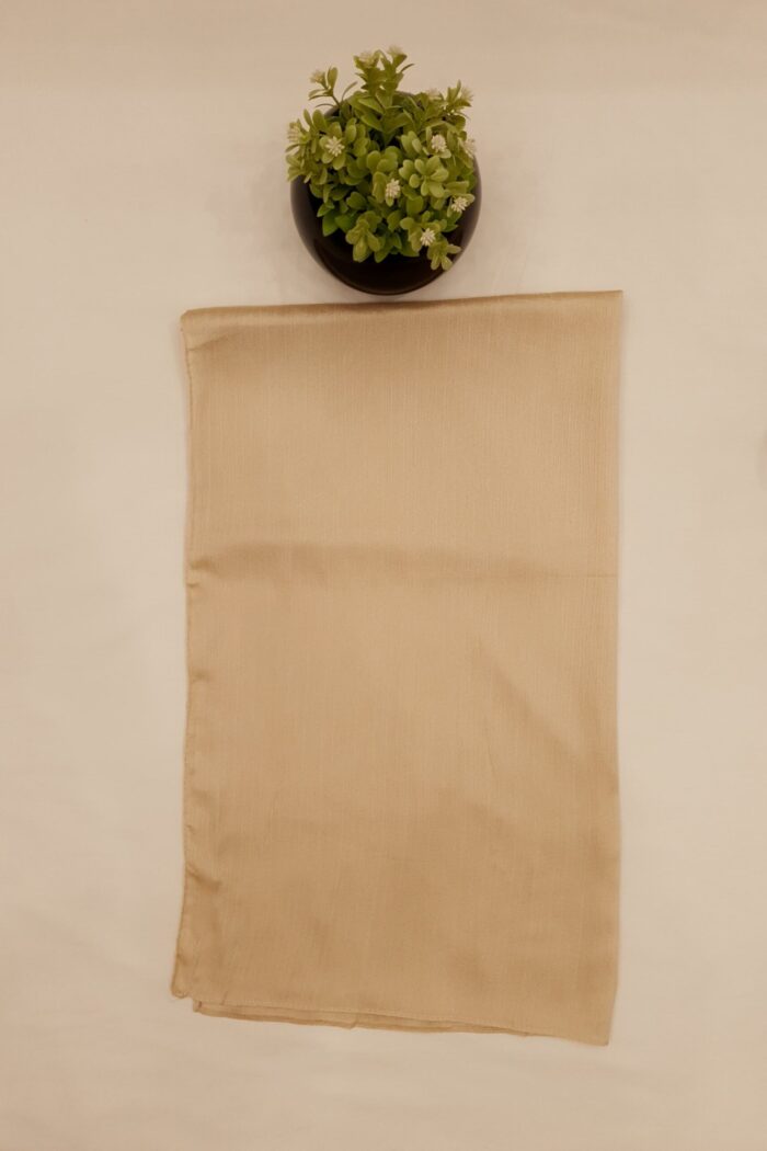 Alternative view of Skin - Chunnat Stole | Soft Fabric | 70" x 30" | Wrinkled Texture with Light Metallic Shine