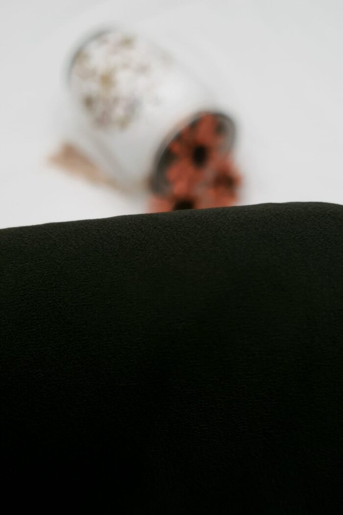 Army Green Dori Niqab – Single Layer | Georgette Fabric - Image 3