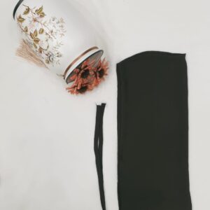 Army Green Dori Niqab – Single Layer | Georgette Fabric