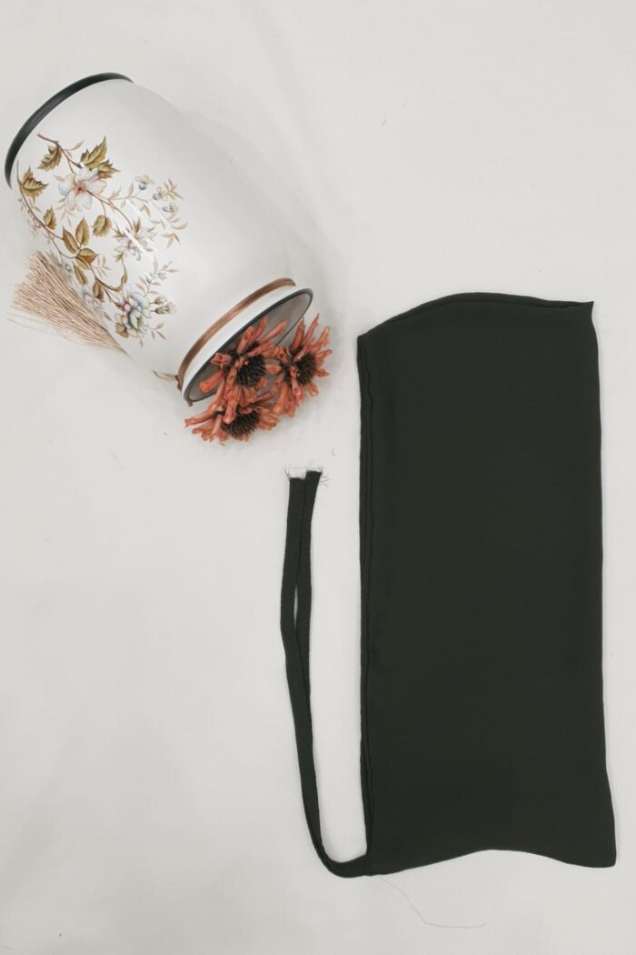 Army Green Dori Niqab – Single Layer | Georgette Fabric