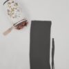 Dark Grey Dori Niqab – Single Layer | Georgette Fabric