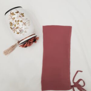 Dark Pink Dori Niqab – Single Layer | Georgette Fabric
