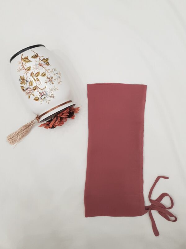 Dark Pink Dori Niqab – Single Layer | Georgette Fabric