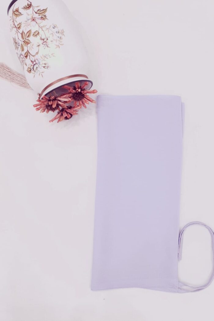 Light Purple Dori Niqab – Single Layer | Georgette Fabric