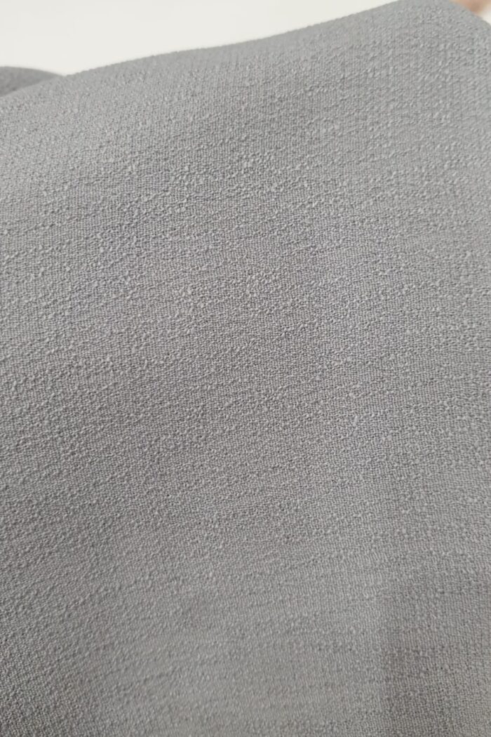 Macaw Grey Dori Niqab – Single Layer | Georgette + Zoom Fabric - Image 4
