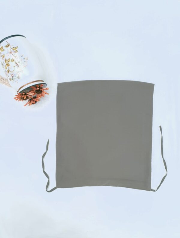 Olive Green Dori Niqab – Single Layer | Georgette Fabric - Image 2