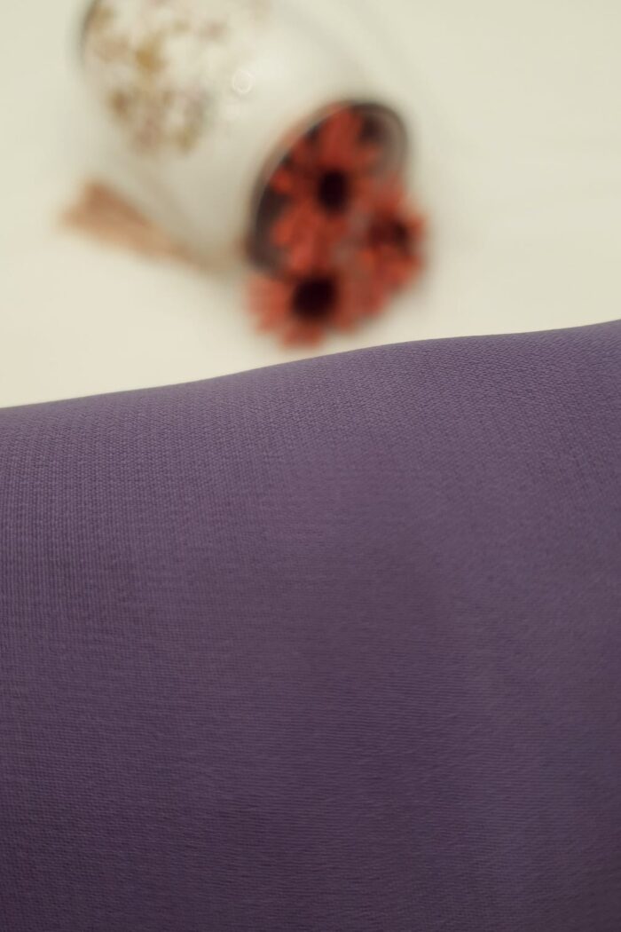 Onion Purple Dori Niqab – Single Layer | Georgette Fabric - Image 3