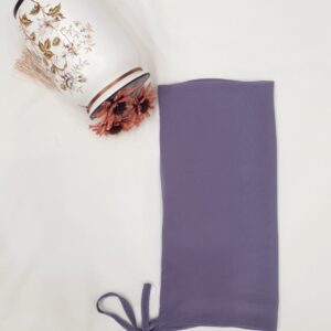 Onion Purple Dori Niqab – Single Layer | Georgette Fabric