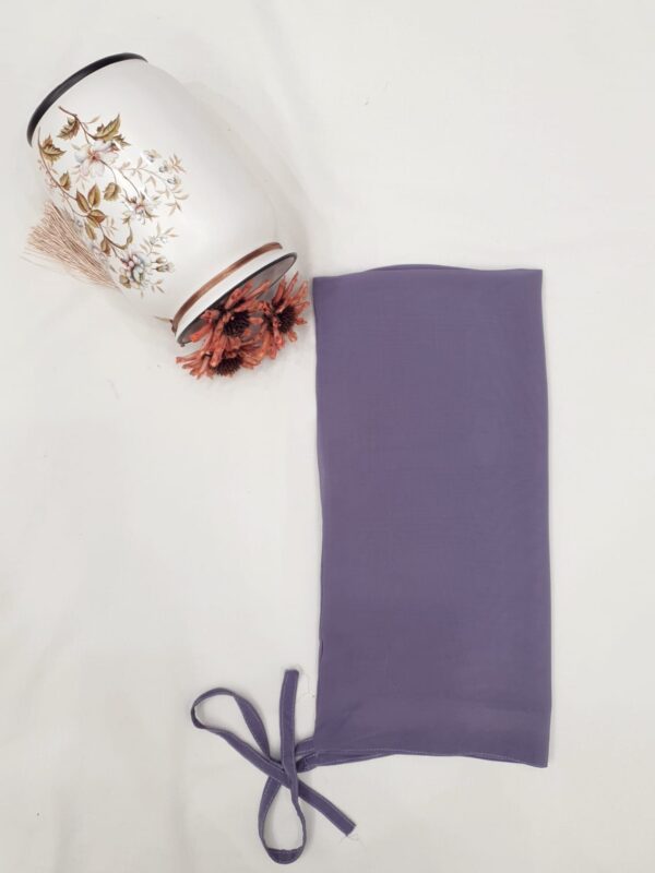 Onion Purple Dori Niqab – Single Layer | Georgette Fabric