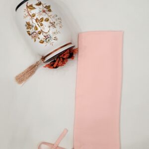 Tea Pink Dori Niqab – Single Layer | Georgette Fabric