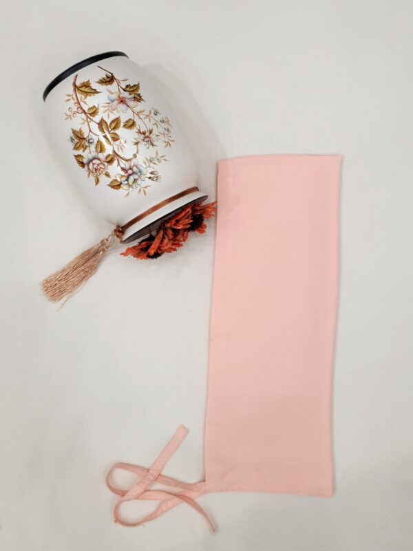 Tea Pink Dori Niqab – Single Layer | Georgette Fabric