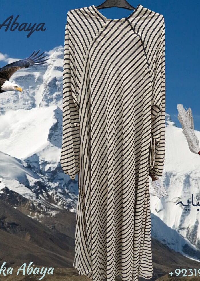 Zebra - Falcon Single Layered Abaya