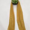 Mustard - Lowee Stole | Soft Fabric | 70" x 30" | Net-Look Margin & Lowee Signature Strip