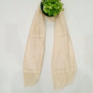Multi Colour - Lowee Stole | Soft Fabric | 70" x 30" | Net-Look Margin & Lowee Signature Strip