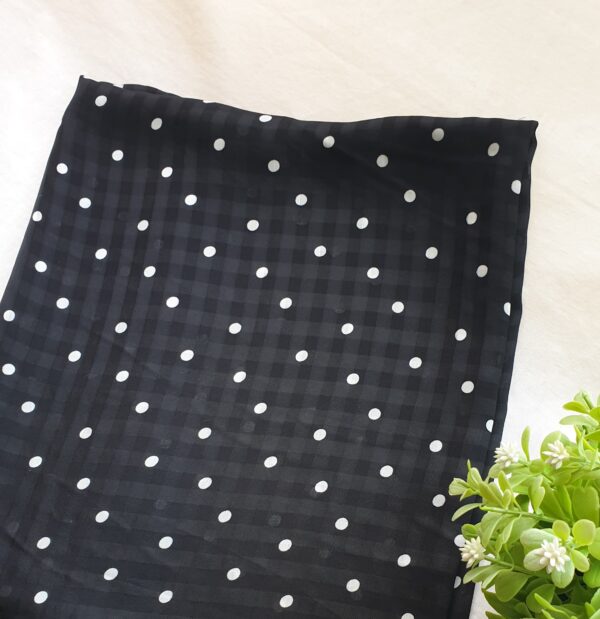 Lining Dark Night - Printed Scarf