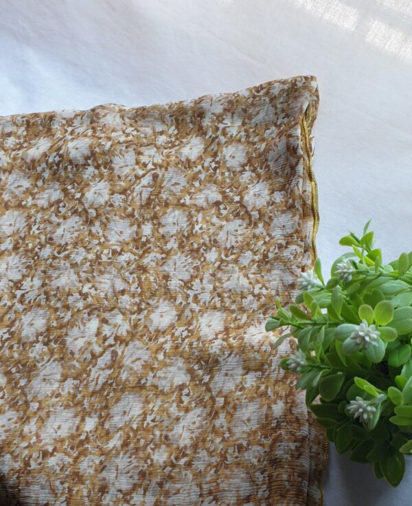 Marble Yellow - Printed Scarf
