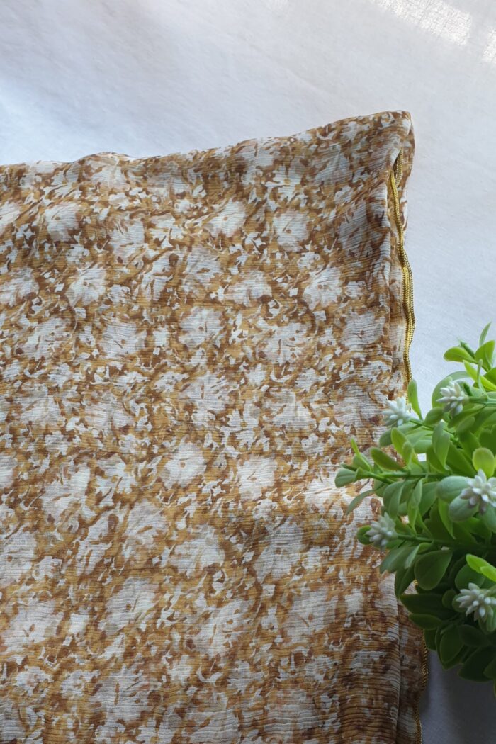 Marble Yellow - Printed Scarf