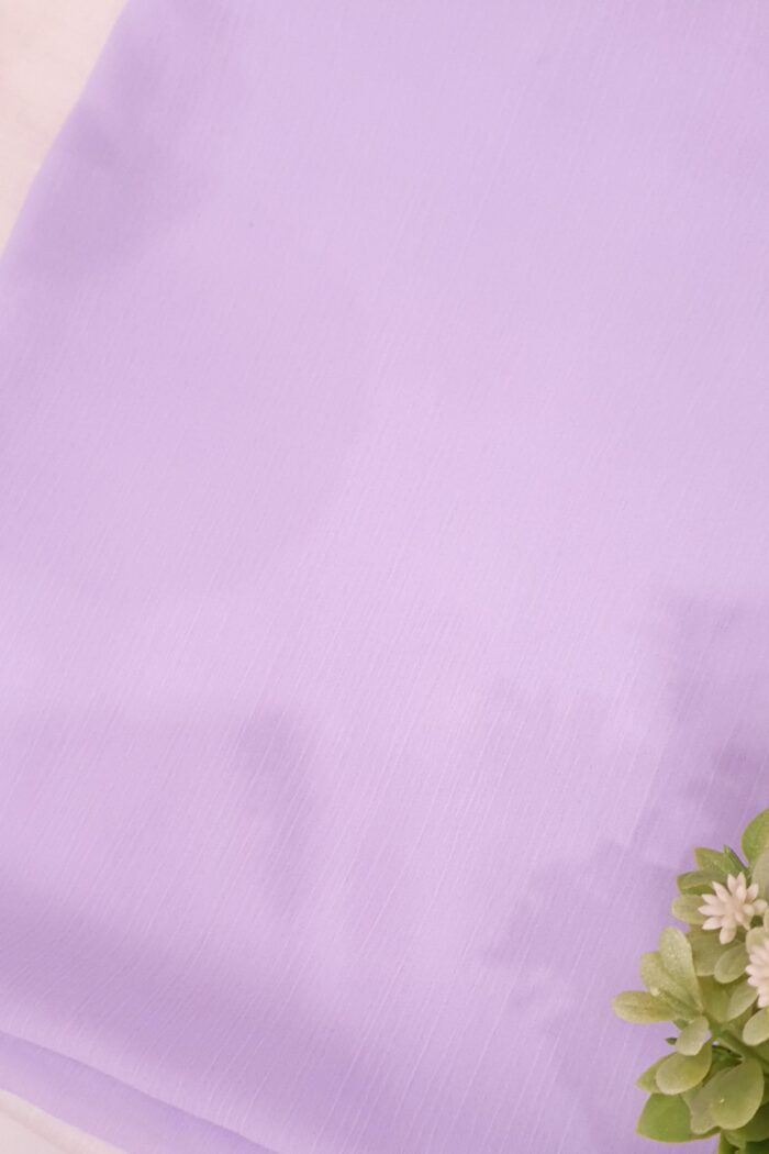 Purple - Georgette Plain Scarf