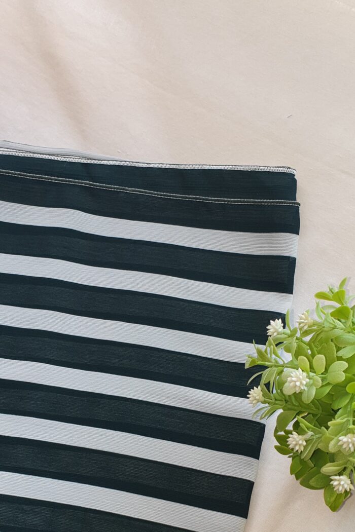 Zebra Cross - Georgette Printed Scarf