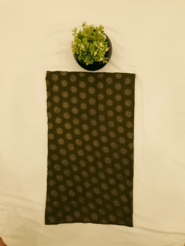 Multi colour - Tilla Star Stole | Soft Fabric | 70" x 30" | Golden Glitter Star Design (Not Woven) - Image 15