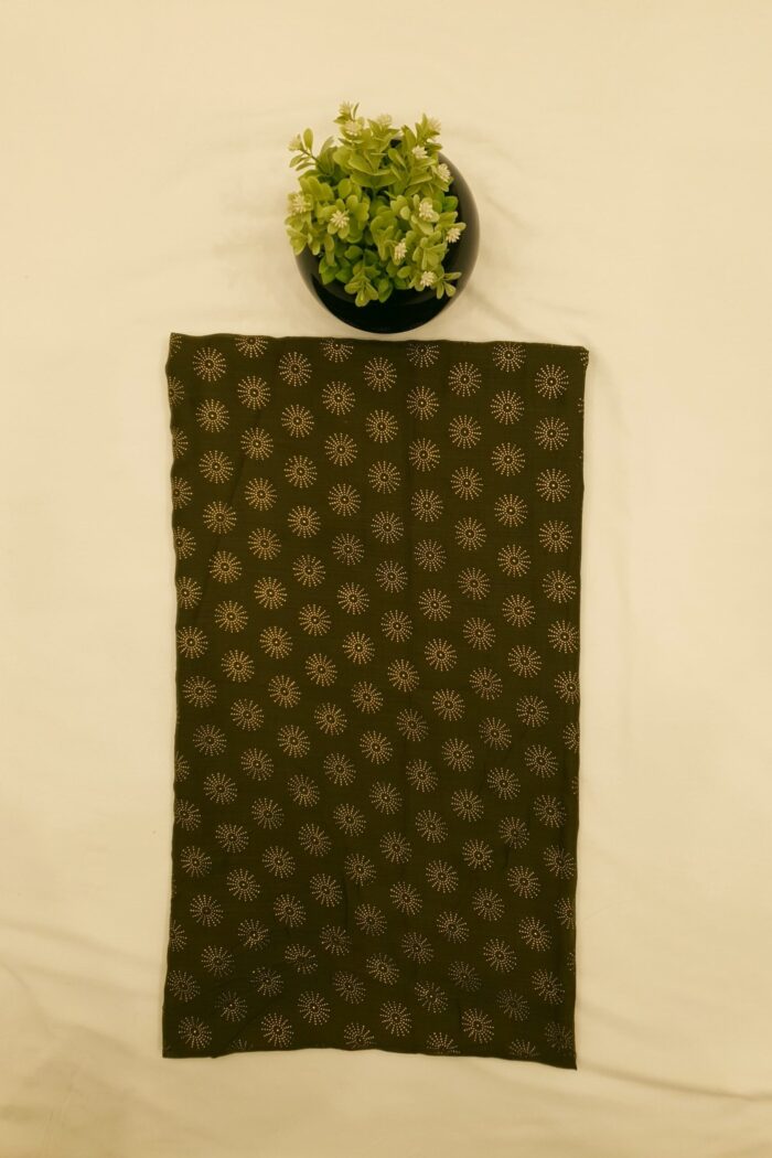 Alternative view of Hina - Tilla Star Stole | Soft Fabric | 70" x 30" | Golden Glitter Charm