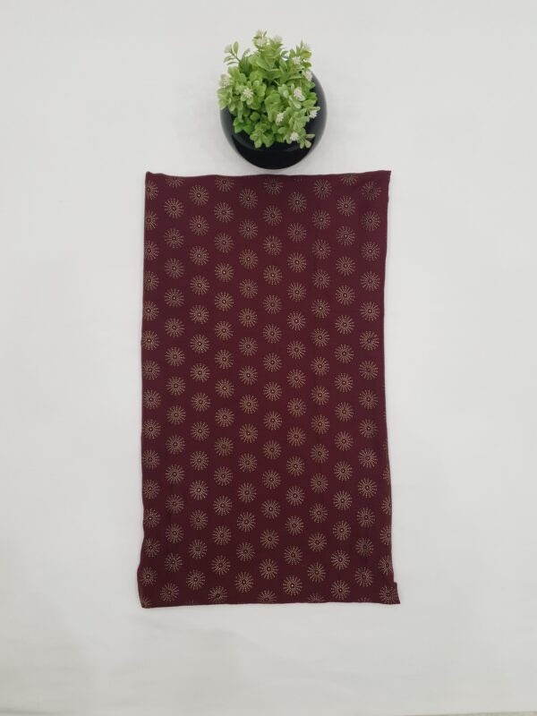 Multi colour - Tilla Star Stole | Soft Fabric | 70" x 30" | Golden Glitter Star Design (Not Woven) - Image 12