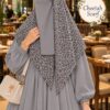 Cheetah print Georgette scarf with exclusive cheetah skin design worn for university